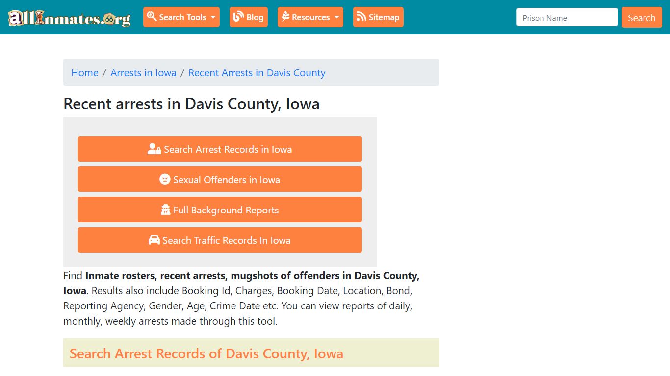 Recent arrests in Davis County, Iowa | Mugshots, Rosters, Inmates, Crimes